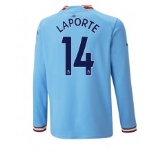 Manchester City Aymeric Laporte #14 Hjemmedrakt 2022-23 Langermet
